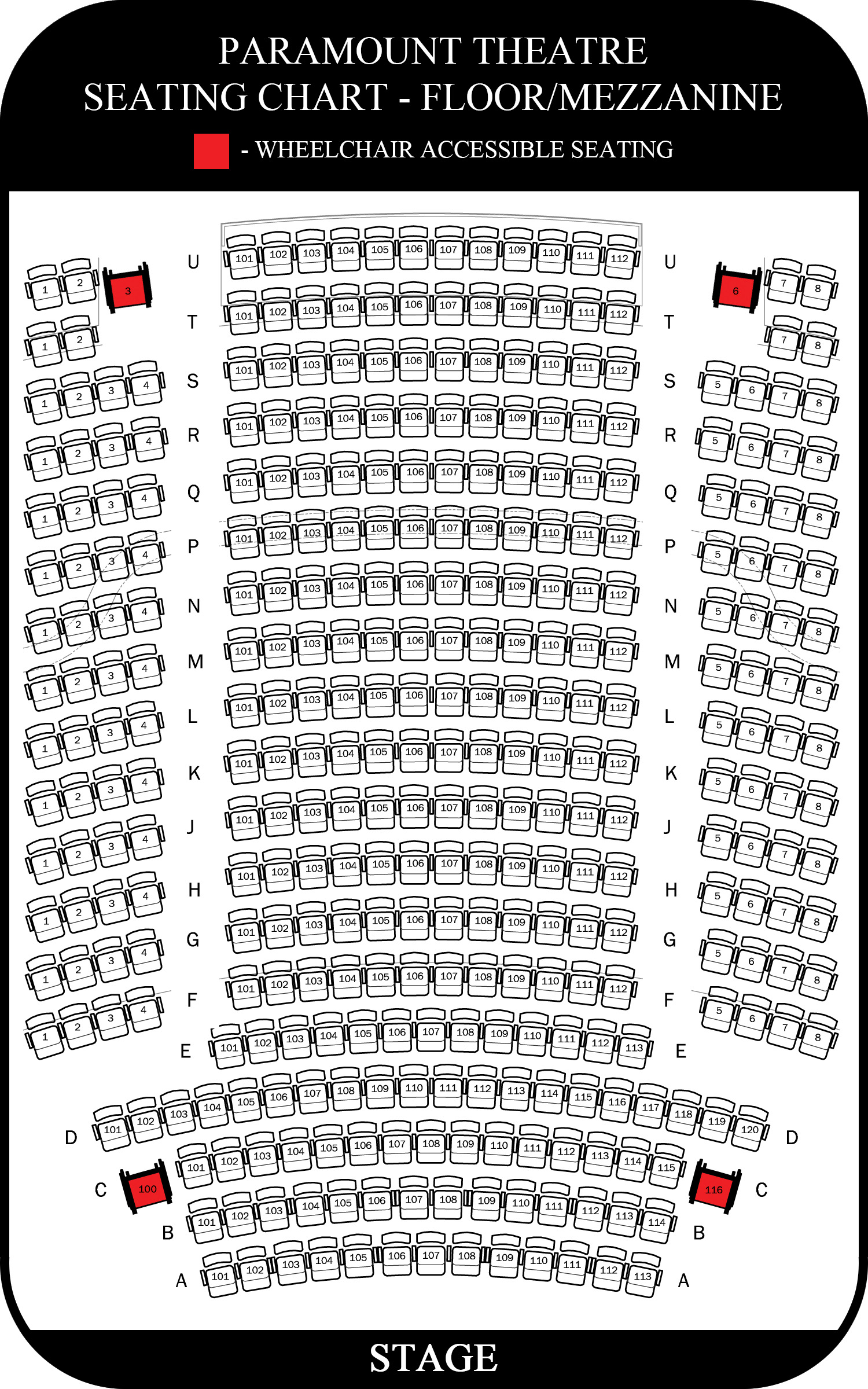 Theatre Specifications Paramount Theatre 